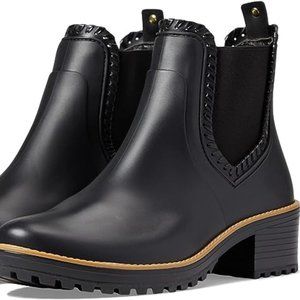 Jack Rogers Black and Tan Ankle Booties